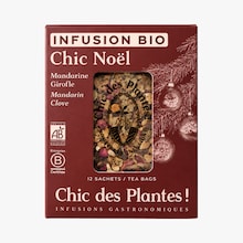 Infusion bio Chic No&euml;l mandarine et girofle Chic des Plantes !