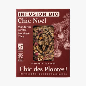 Infusion bio Chic No&euml;l mandarine et girofle Chic des Plantes !