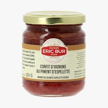 Confit d'oignons au piment d'Espelette Eric Bur