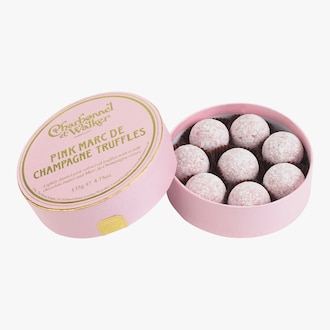 Truffes roses au Marc de Champagne Charbonnel et Walker