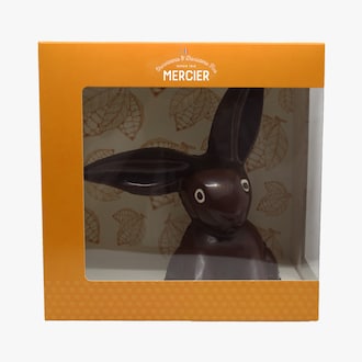 Lapin Octave chocolat noir garni Maison Mercier