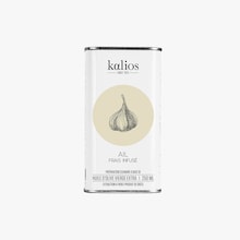 Huile d'olive vierge extra - Ail frais infusé Kalios