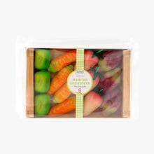 Marché gourmand - Pâte d'amandes en forme de légumes Maffren