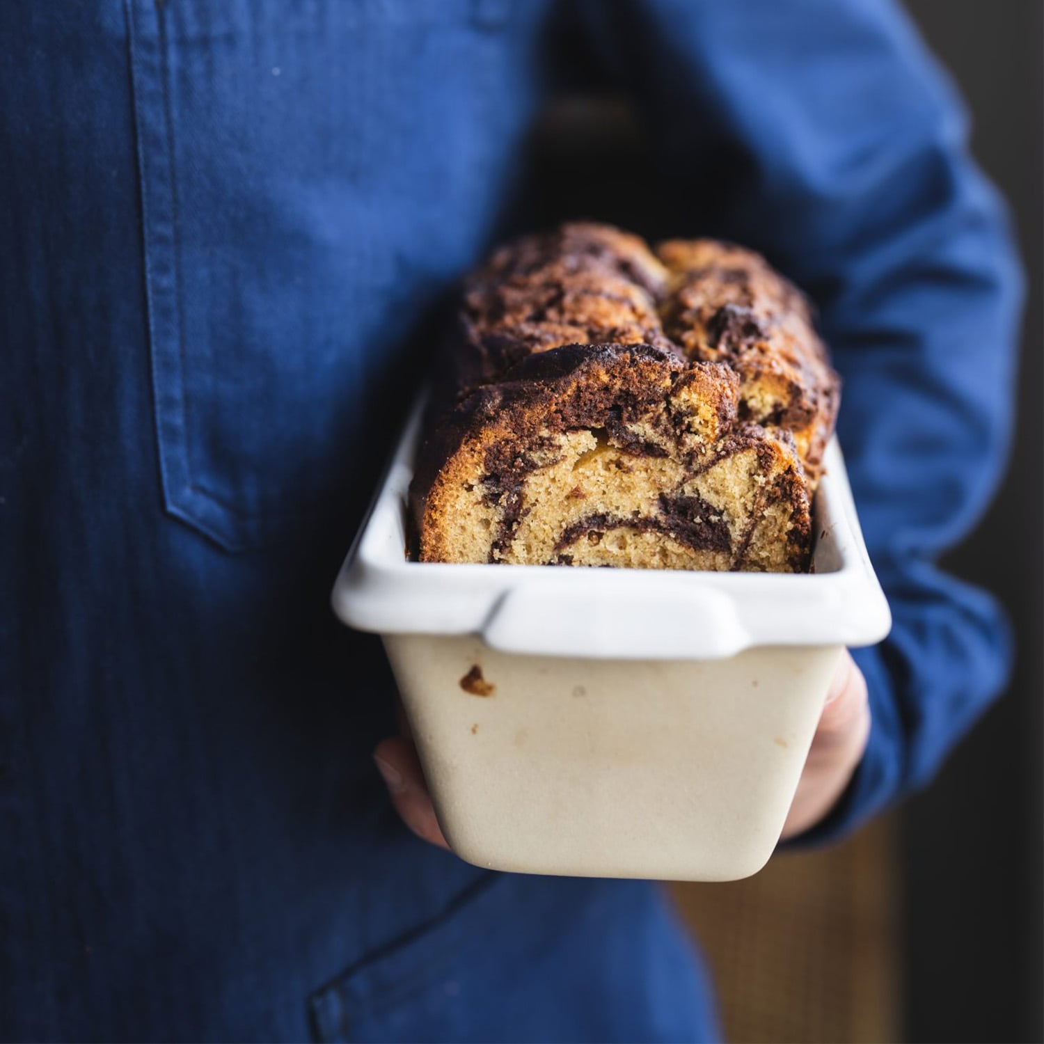 Préparation bio pour cake marbré au chocolat Marlette