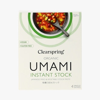 Bouillon instantan&eacute; umami au miso et l&eacute;gumes Clearspring