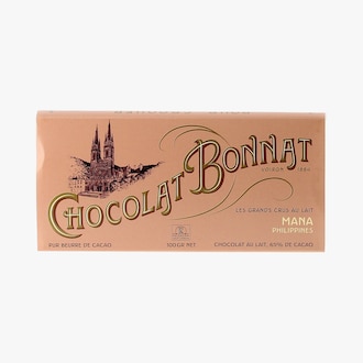 Tablette de chocolat Les Grands crus au lait - Mana Philippine Bonnat