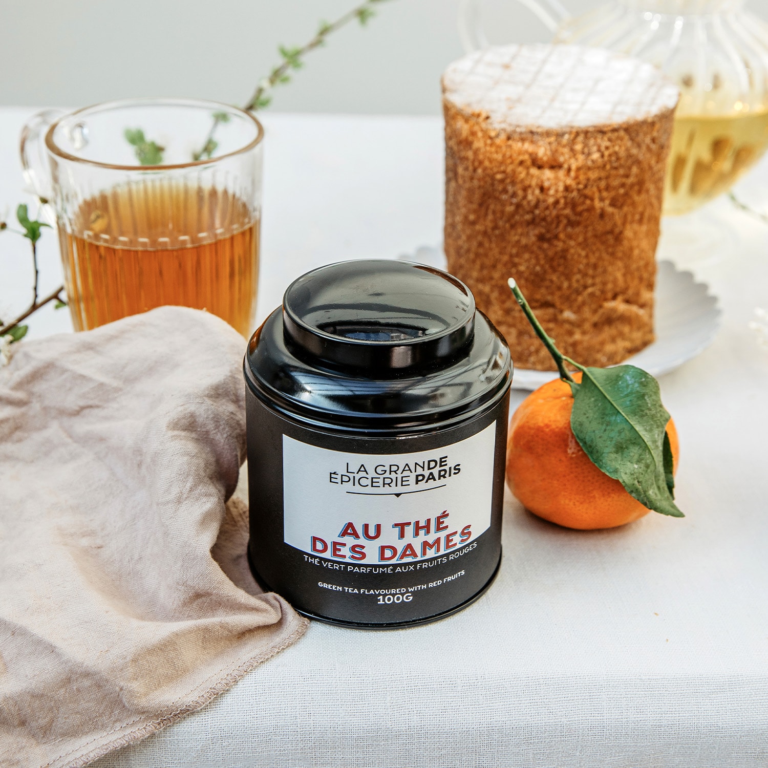 Au thé des dames, thé vert parfumé aux fruits rouges La Grande Épicerie de Paris