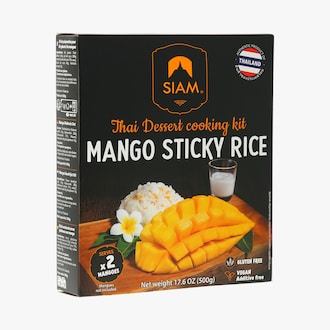 Kit de pr&eacute;paration pour riz gluant &agrave; la mangue Siam