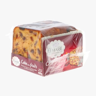 Cake aux fruits - Moelleux à cœur avec ses cerises confites et ses délicieux raisins secs Lemarié Pâtissier