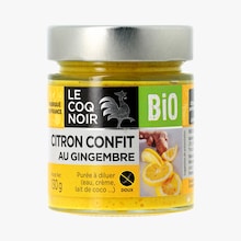 Citron confit au gingembre bio Le Coq Noir
