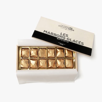 Boîte de 12 marrons glacés La Grande Épicerie de Paris