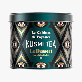 Th&eacute; vert aux ar&ocirc;mes naturels de pomme, amande et vanille - Le dessert bio en vrac Kusmi Tea