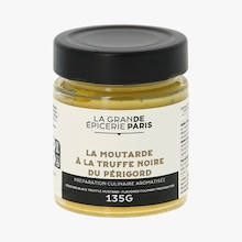 Moutarde &agrave; la truffe noire du P&eacute;rigord, pr&eacute;paration culinaire aromatis&eacute;e La Grande &Eacute;picerie de Paris
