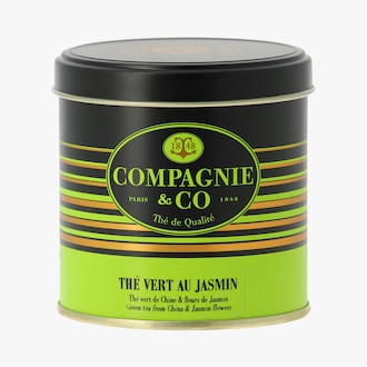 Th&eacute; vert au jasmin - Th&eacute; vert de Chine & fleurs de jasmin Compagnie & Co