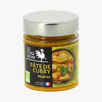 Pâte de curry Madras biologique Le Coq Noir