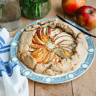 Tarte rustique aux pommes null