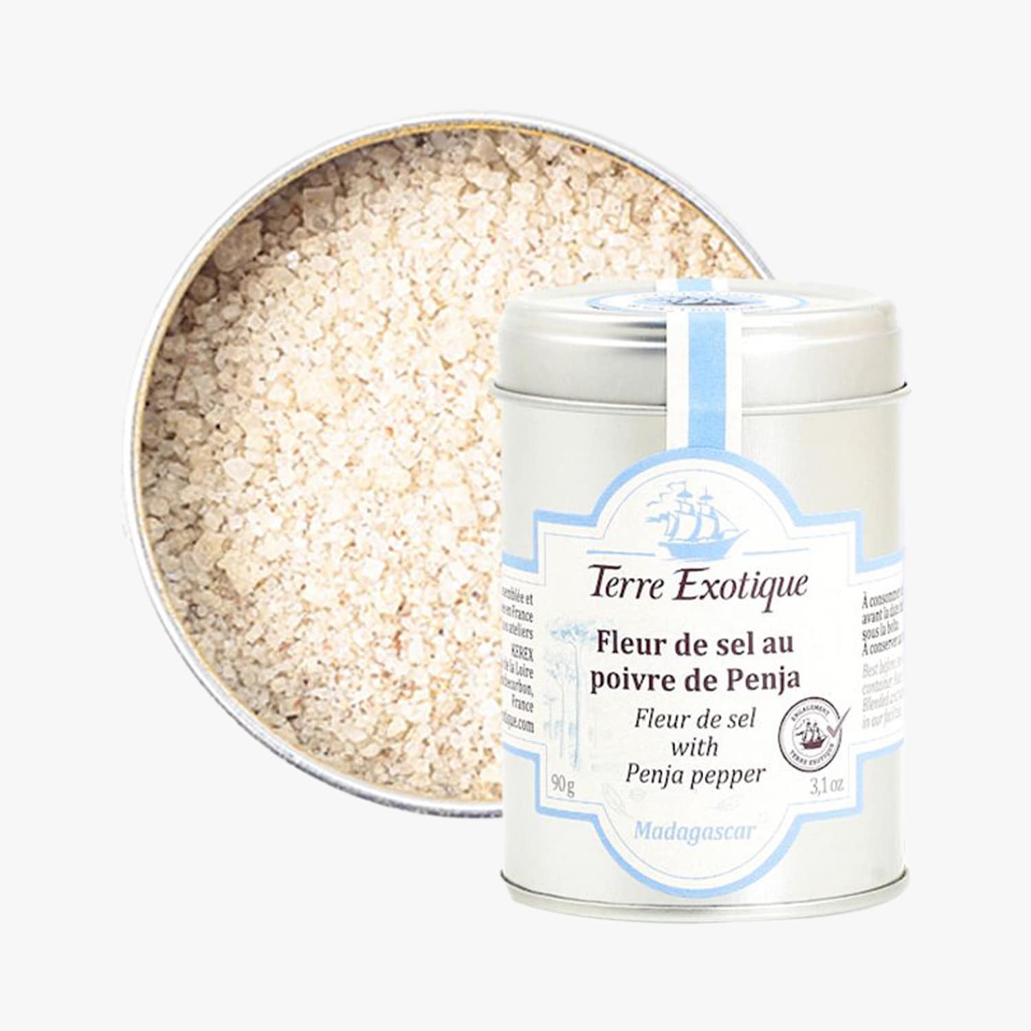 Fleur de sel au poivre de Penja Terre Exotique