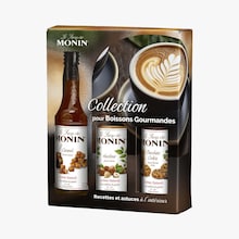 Coffret de 3 sirops pour caf&eacute;s aromatis&eacute;s Monin