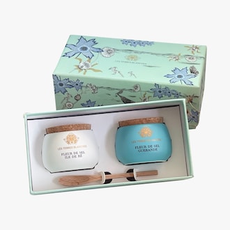 Fleur de sel de Guérande IGP et fleur de sel de l'île de Ré Les Terres Blanches