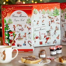 Calendrier de l'Avent préparations de fruits et caramel Bonne Maman