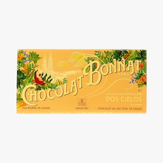 Tablette Dos Cielos Chocolat au lait 65% de cacao Bonnat