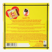 Oursons en guimauve et chocolat au lait Sophie M