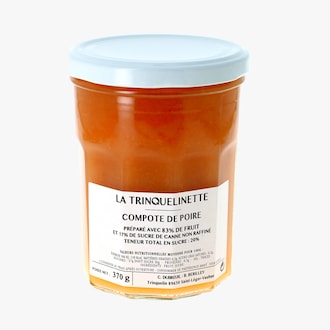 Compote de poire La Trinquelinette