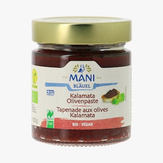 Tapenade aux olives kalamata bio Mani