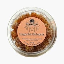 Gingembre d&eacute;shydrat&eacute; sucr&eacute; Manola