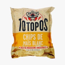 Totopos chips de ma&iuml;s blanc Las Chachitas
