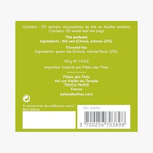 Fleur de Geisha, thé vert, fleurs de cerisier, 20 sachets mousselines Palais des Thés