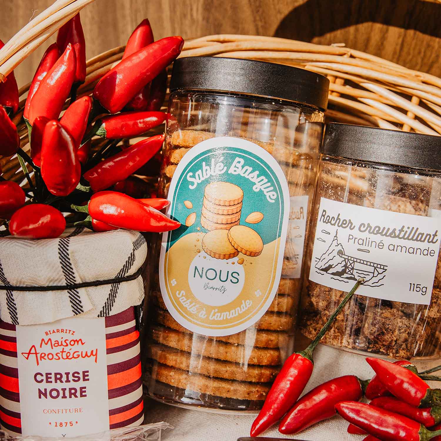 Sabl&eacute;s basques &agrave; l'amande Nous