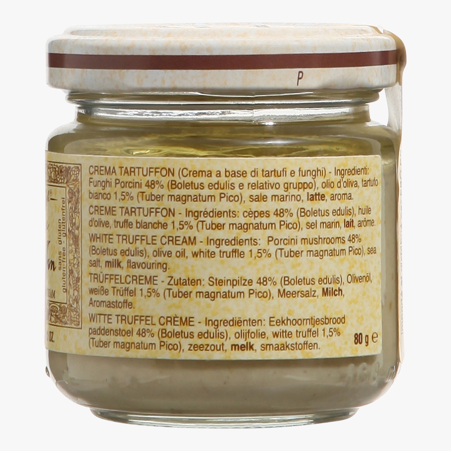 Crème à la truffe blanche (Tuber magnatum pico) 1,5% - La Favorita