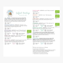 Coffret Prestige - Infusions de plantes, et th&eacute;s verts et noirs Les 2 Marmottes