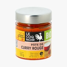 Pâte de curry rouge bio Le Coq Noir