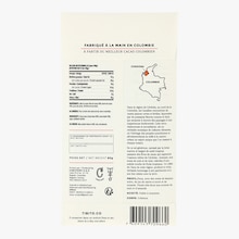 Tablette de chocolat noir 90% origine Colombie Tibit&oacute;