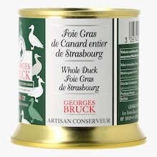 Foie gras de canard entier de Strasbourg - 200 g Georges Bruck