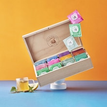 Coffret Prestige - Infusions de plantes, et th&eacute;s verts et noirs Les 2 Marmottes