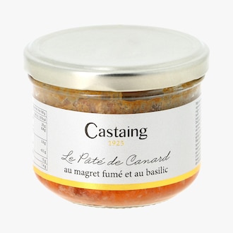 Le pâté de canard au magret fumé et au basilic Castaing
