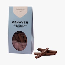 Orangettes au chocolat au lait 38 % Genaveh