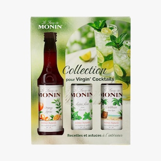 Coffret collection de sirops Virgin cocktails Monin