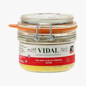 Foie gras d'oie entier du Périgord Vidal