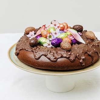 Le gâteau nid de Pâques null