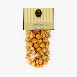 Pop-corn sucr&eacute; saveur truffe noire et caramel beurre sal&eacute; Maison de la Truffe