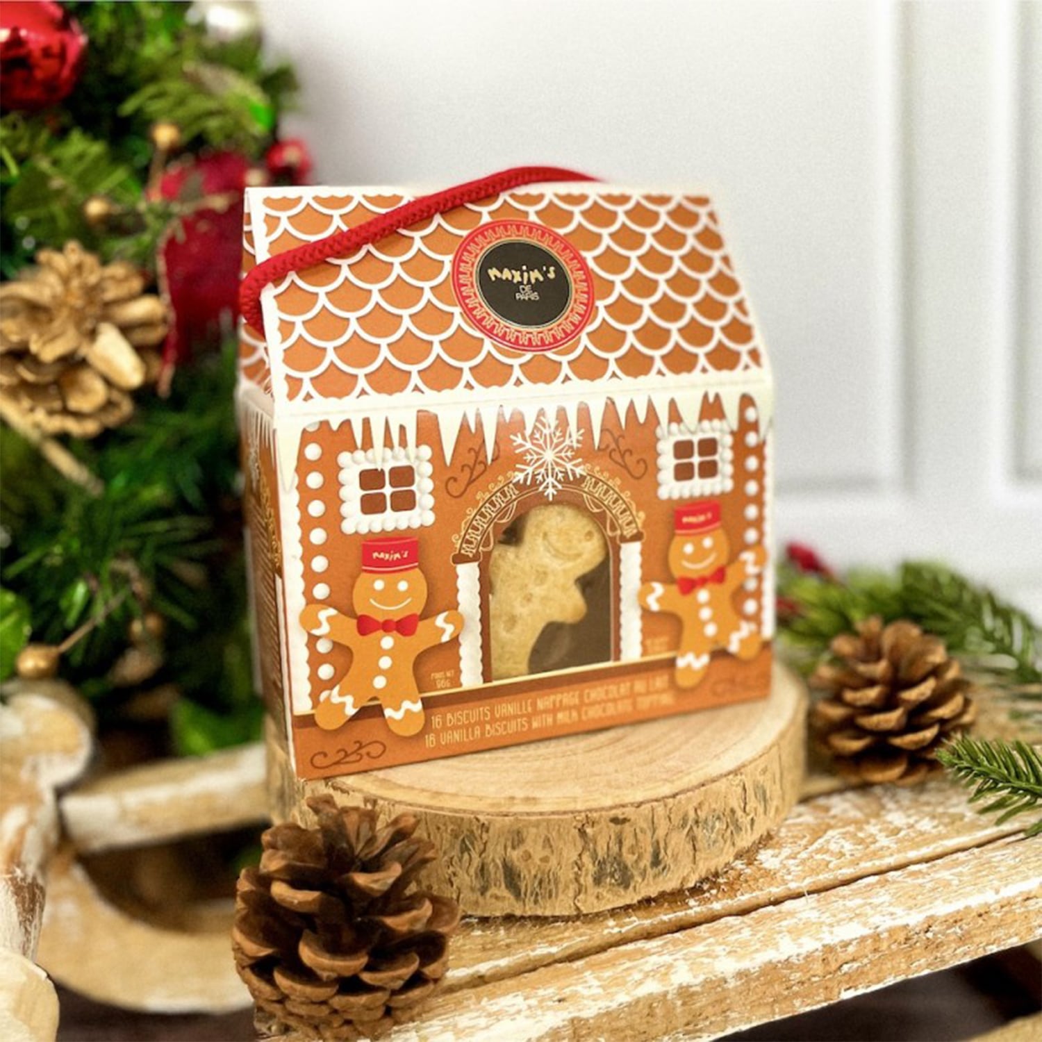 Biscuits vanille au chocolat au lait Maxim’s de Paris