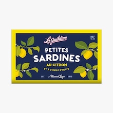 Petites sardines au citron et à l'huile d'olive La Guildive