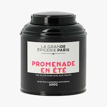 Promenade en &eacute;t&eacute;, th&eacute; pu'er parfum&eacute; aux fruits La Grande &Eacute;picerie de Paris