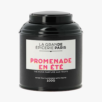 Promenade en &eacute;t&eacute;, th&eacute; pu'er parfum&eacute; aux fruits La Grande &Eacute;picerie de Paris