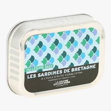 Les sardines de Bretagne à l'huile d'olive vierge extra - Millésime 2022 La Grande Épicerie de Paris
