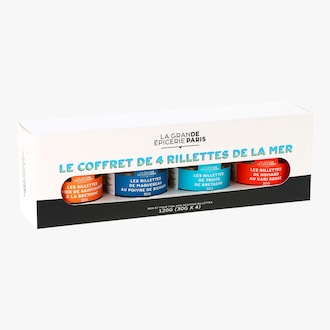 Le coffret de 4 rillettes de la mer La Grande Épicerie de Paris